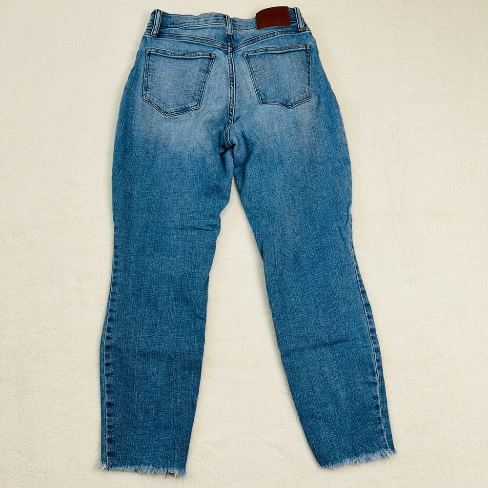 Lucky Brand Straight Ankle Crop Jeans 8/29 Mid Rise Dark Wash Denim - Picture 11 of 16